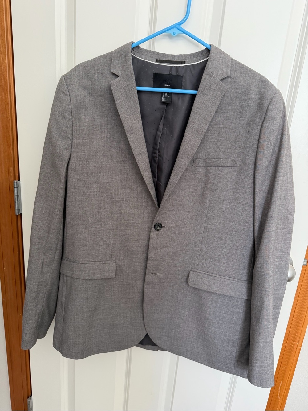 H&M Gray Single-Breasted Blazer
